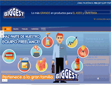 Tablet Screenshot of industriasbiggest.com